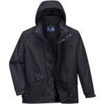 Portwest - parka respirante 3 en 1 argo couleur : noir taille xxxl