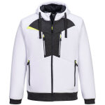 Portwest - sweat � capuche zipp� dx4 couleur : blanc taille s