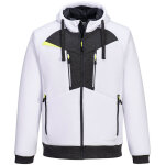 Portwest - sweat � capuche zipp� dx4 couleur : blanc taille xl