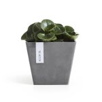 Pot carr rotterdam 20 gris - 20 x 20 x h. 17, 5 cm - 5, 2 l