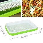 Pot de culture hydroponique pour haricots sans sol, graines de bonsaï, 1 pièce. white Pot de culture hydroponique pour haricots sans sol, graines de bonsaï, 1 pièce. white