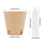 Pots de dmarrage de graines biodgradables, 3. 1 - 4 pouces, 60 pices, tasses de ppinire, pots de ...