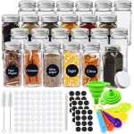 Pots à épices, 24pcs pot a epices, bocaux epices pour rangement epices cuisine, bocaux à epices avec ... Pots à épices, 24pcs pot a epices, bocaux epices pour rangement epices cuisine, bocaux à epices avec ...