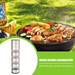 Pot a epices de camping portable, bote de rangement des condiments d'assaisonnement ensemble de vaisselle ...