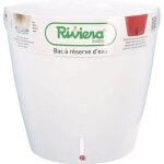 Pot eva rond diametre 31cm blanc - riviera