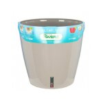 Pot eva rond diametre 36cm taupe - riviera