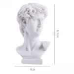 Pot de fleur d'art cratif, rangement de pinceaux de maquillage, support de stylo, statue de david, vase ...