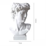 Pot de fleur d'art cratif, rangement de pinceaux de maquillage, support de stylo, statue de david, vase ...