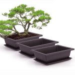 Pot de fleur carr en plastique pour balcon, bol de bonsa, pot de ppinire, bassin de ppinire rectangulair ...