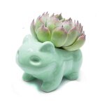 Pot de fleurs en céramique a faire soi - même, joli vase décoratif pour la maison, vert, 13 x 7, 7 x ... Pot de fleurs en céramique a faire soi - même, joli vase décoratif pour la maison, vert, 13 x 7, 7 x ...