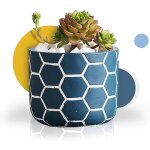 Pot de fleurs en ciment de 11, 9 cm avec trou de drainage, décoration moderne pour jardinières d'intérieur ... Pot de fleurs en ciment de 11, 9 cm avec trou de drainage, décoration moderne pour jardinières d'intérieur ...