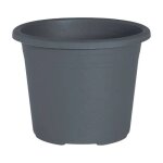 Jardini�re - cylindro - anthracite - Ø 60 cm - 72 litres - r�sistante aux intemp�ries