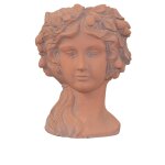 Pot de fleurs d�coratif en ciment finition terracotta 30 cm dec050059