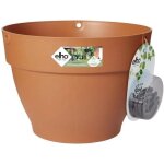Pot de fleur elho vibia campana rond - � 26 - plastique - 6 l - terre cuite