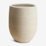 Pot de fleurs d'ext�rieur en ciment grover Ø50 cm - ¿70 cm
