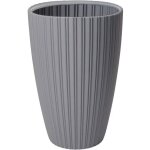 Pot de fleurs - garden id - fancy - 40 x 58 cm - pour jardin, balcons ou int�rieurs - gris clair