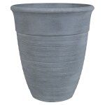 Pot de fleurs gris d43 cm katalima