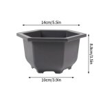 Pots de fleurs imitation argile violette plantes succulentes pots extrieur jardin paysage bonsa pot ...
