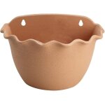 Pot de fleurs mural demi - cercle marron clair - dcoration intrieure / extrieure pour plantes et rangement ...