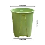 Pot de fleur en plastique, contrôle des racines d'orchidée, pot de plante respirant pour pépinière, plantation ... Pot de fleur en plastique, contrôle des racines d'orchidée, pot de plante respirant pour pépinière, plantation ...