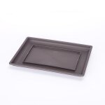 Pot de fleur rectangulaire, design de drainage simple et lgant, pot de plantes succulentes pais, jardinire ...