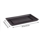 Pots de fleurs rectangulaires imitation argile violette bonsa pots jardin paysage plantes succulentes ...