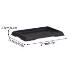 Pots de fleurs rectangulaires imitation argile violette bonsa pots jardin paysage plantes succulentes ...