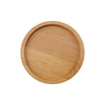 Pot de fleur rond en bambou, support de bonsa, assiette de sous - verre, pot de fleurs en bois, dcor ...