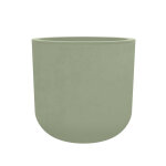 Pot de fleurs rond basalt up - � 50 x 46 cm - 67 l - vert amande - eda