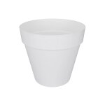 Pot de fleur rond loft urban � 50 x h. 44 cm - blanc