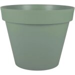 Pot de fleurs rond en plastique eda toscane vert laurier - � 60 cm