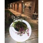 Pot de fleurs rond spherique lumineux xxl dolce vita 300l