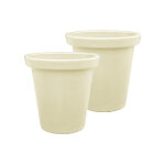 Pot de fleurs rond xxl delight 420l - lot de 2