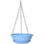 Pots de fleurs suspendus avec égouttoir et chaîne, panier à fleurs suspendu en plastique, amovible, pour ... Pots de fleurs suspendus avec égouttoir et chaîne, panier à fleurs suspendu en plastique, amovible, pour ...