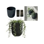 Pot de fleurs suspendu, support mural pour plantes, pot de fleurs mural, pot de fleurs suspendu, h 18 ...