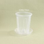 Pot de fleur transparent avec escalade pour plantation d'orchidées phalaenopsis, contrôle des racines, ... Pot de fleur transparent avec escalade pour plantation d'orchidées phalaenopsis, contrôle des racines, ...