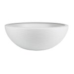 Pot de fleurs vasque en plastique graphit up blanc crus - Ø 60 cm - eda