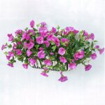 Pots de gloire matinale artificielle, fausses fleurs d'orchides en ptunia, pour un mariage, pour la ...
