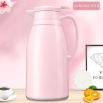 Pot a isolation thermique de grande capacit de 1l / 1, 3 l / 1, 9 l, bouilloire a chaleur portable, ...