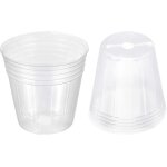 Pots de ppinire en plastique de 6, 35 cm, lot de 40 pots de fleurs pour l'intrieur et l'extrieur, ...