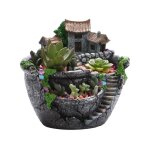 Pot de plantes succulentes, pot avec panier de fleurs pour maison douce, jardinière, décoration de jardin ... Pot de plantes succulentes, pot avec panier de fleurs pour maison douce, jardinière, décoration de jardin ...