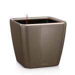 Pot quadro premium ls 21 - kit complet, taupe brillant 21 cm