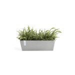 Pot rectangulaire bruges 45 blanc gris - 45 x 17 x h. 17 cm - 9, 7 l