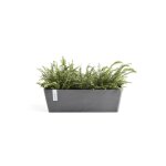 Pot rectangulaire bruges 45 gris - 45 x 17 x h. 17 cm - 9, 7 l