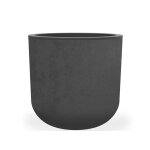 Pot rond basalt'up - 67 l - gris anthracite eda plastiques