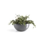 Pot rond brussels 25 gris - � 25 x h. 12 cm - 3, 6 l