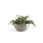 Pot rond brussels 30 taupe -  30 x h. 14 cm - 6, 5 l