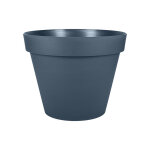 Pot rond toscane eda Ø60 cm 76 l bleu jean plastique int�rieur / ext�rieur