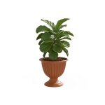 Jardini�re sur pied - botle - Ø 36 cm - hauteur 36, 5 cm - plastique - terre cuite naturelle