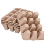 Pot de tourbe en papier  12 grilles, 10 pices, tasse de semis dgradable, accessoire de jardinage